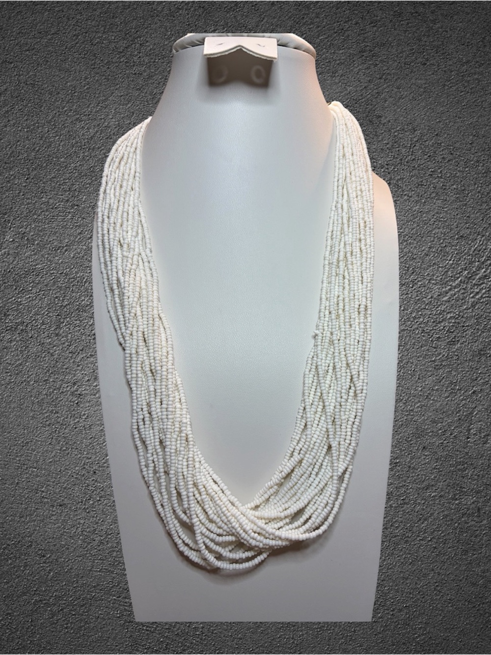 199 Classic Multi-Strand White Bead Necklace - Women Jewelry